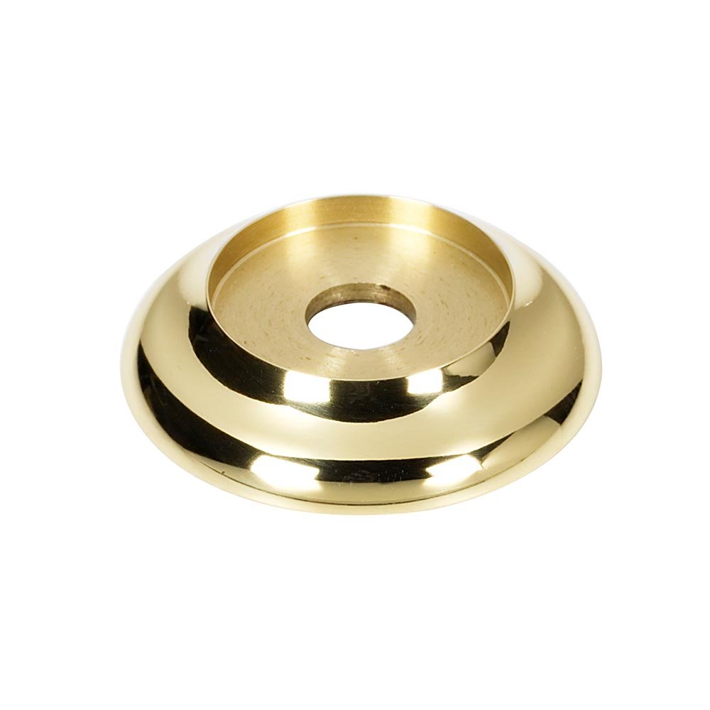 1 1/8" Rosette in Polished Brass
