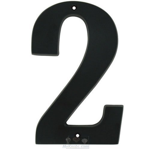 7" House Number ( 2 ) in Bronze