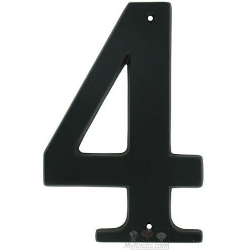 7" House Number ( 4 ) in Bronze