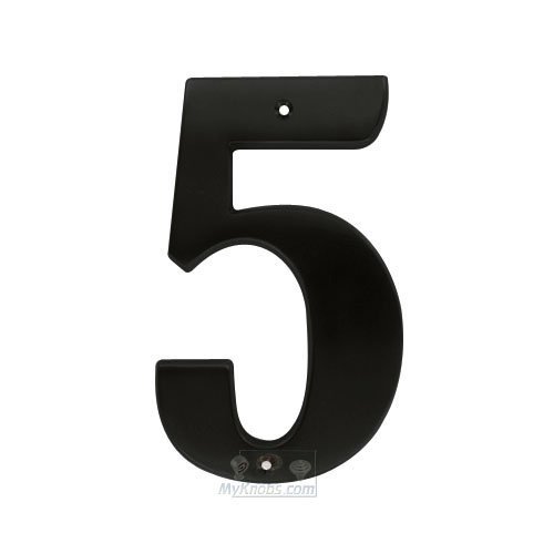 5" House Number ( 5 ) in Matte Black