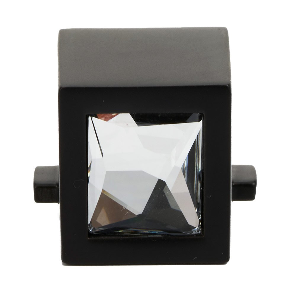 Crystal Large Square Mount for Rings 3" and 3 1/2" in Bronze