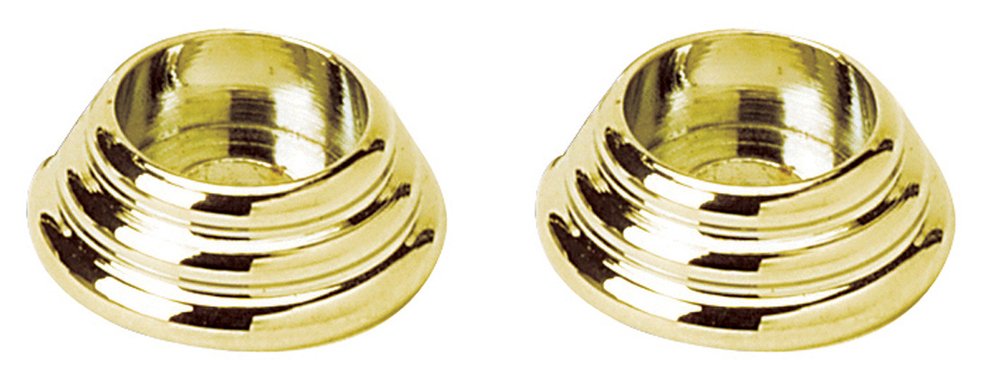 Solid Brass 1 1/2" Rosettes for D110-AP in Polished Brass