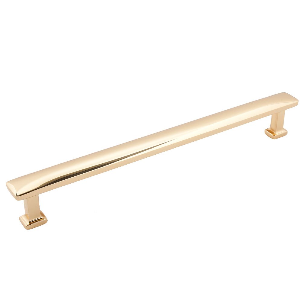 12" Centers Appliance/Drawer Pull in Unlacquered Brass