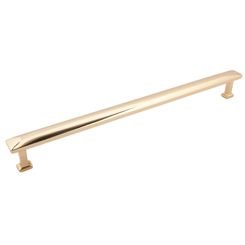 18" Centers Appliance/Drawer Pull in Polished Brass