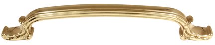 Solid Brass 12" Centers Appliance Pull in Polished Brass