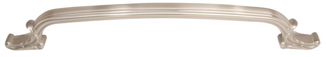Solid Brass 12" Centers Appliance Pull in Satin Nickel