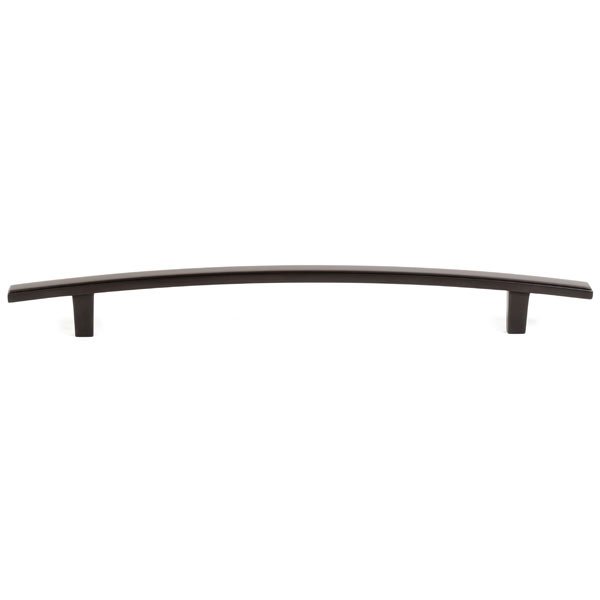 Solid Brass 12" Centers Arch Appliance Pull in Chocolate Bronze