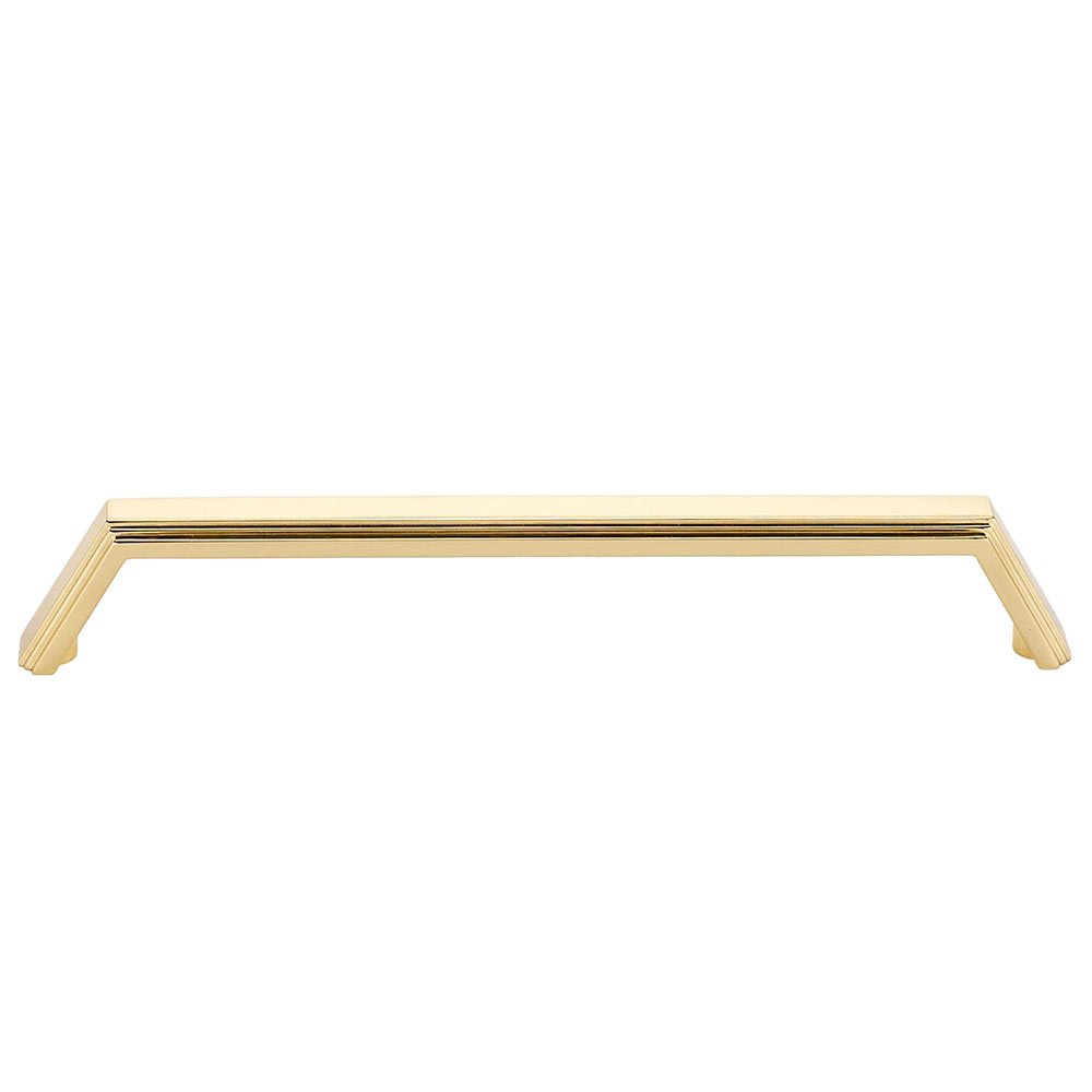 Solid Brass 12" Centers Nicole Appliance Pull in Unlacquered Brass