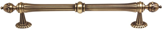 Solid Brass 8" Centers Appliance Pull in Antique English Matte