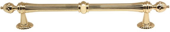 Solid Brass 8" Centers Appliance Pull in Polished Brass