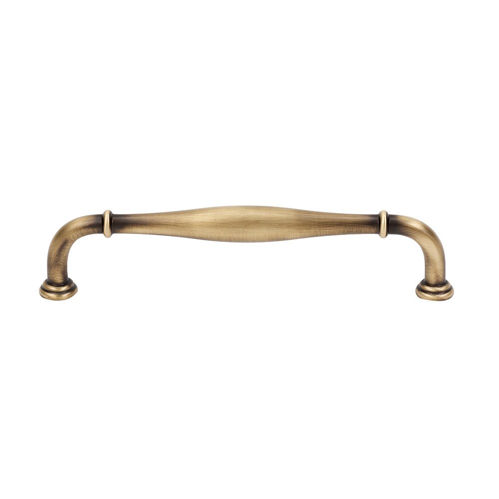 Solid Brass 10" Centers Traditional Oversized Pull in Antique English Matte
