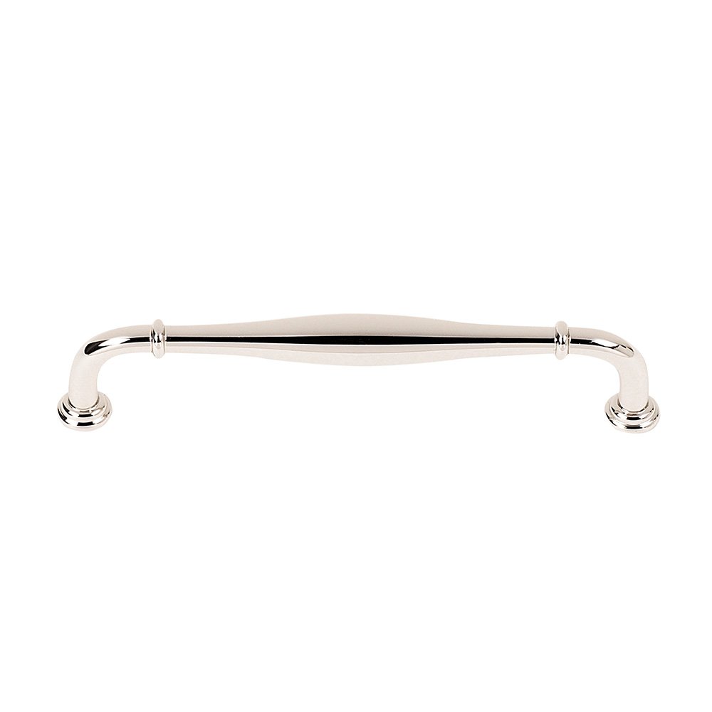 Solid Brass 10" Centers Traditional Oversized Pull in Polished Nickel