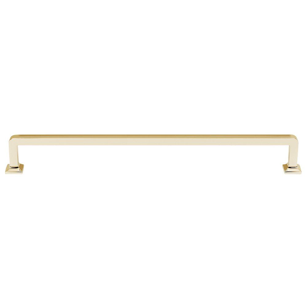 18" Centers Appliance Pull in Unlacquered Brass