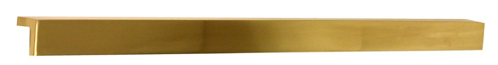 Solid Brass 12" Centers Tab Appliance Pull in Polished Brass