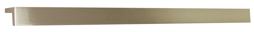 Solid Brass 12" Centers Tab Appliance Pull in Satin Nickel