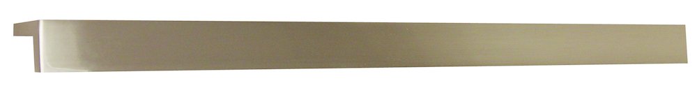 Solid Brass 18" Centers Tab Appliance Pull in Satin Nickel