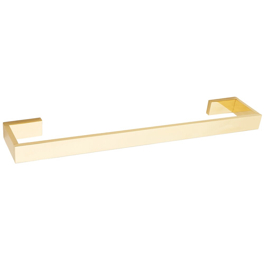 24" Towel Bar In Polished Brass
