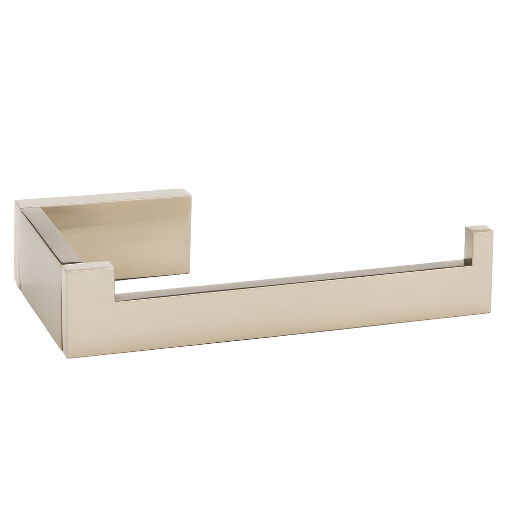 Right Hand Single Post Tissue Or Towel Holder In Satin Nickel