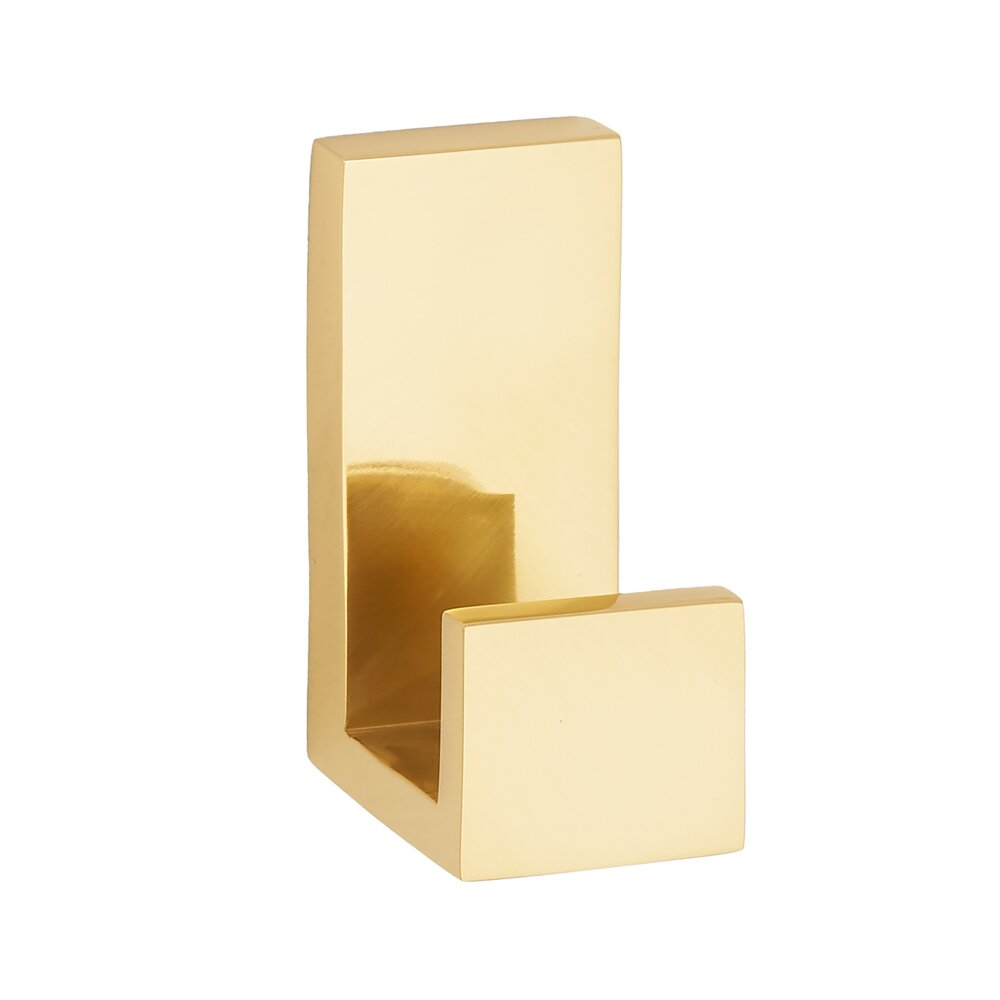 2-1/8" Robe Hook In Unlacquered Brass