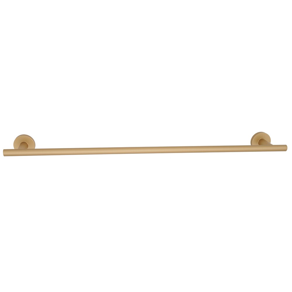 24" Towel Holder With Smooth Bar in Champagne