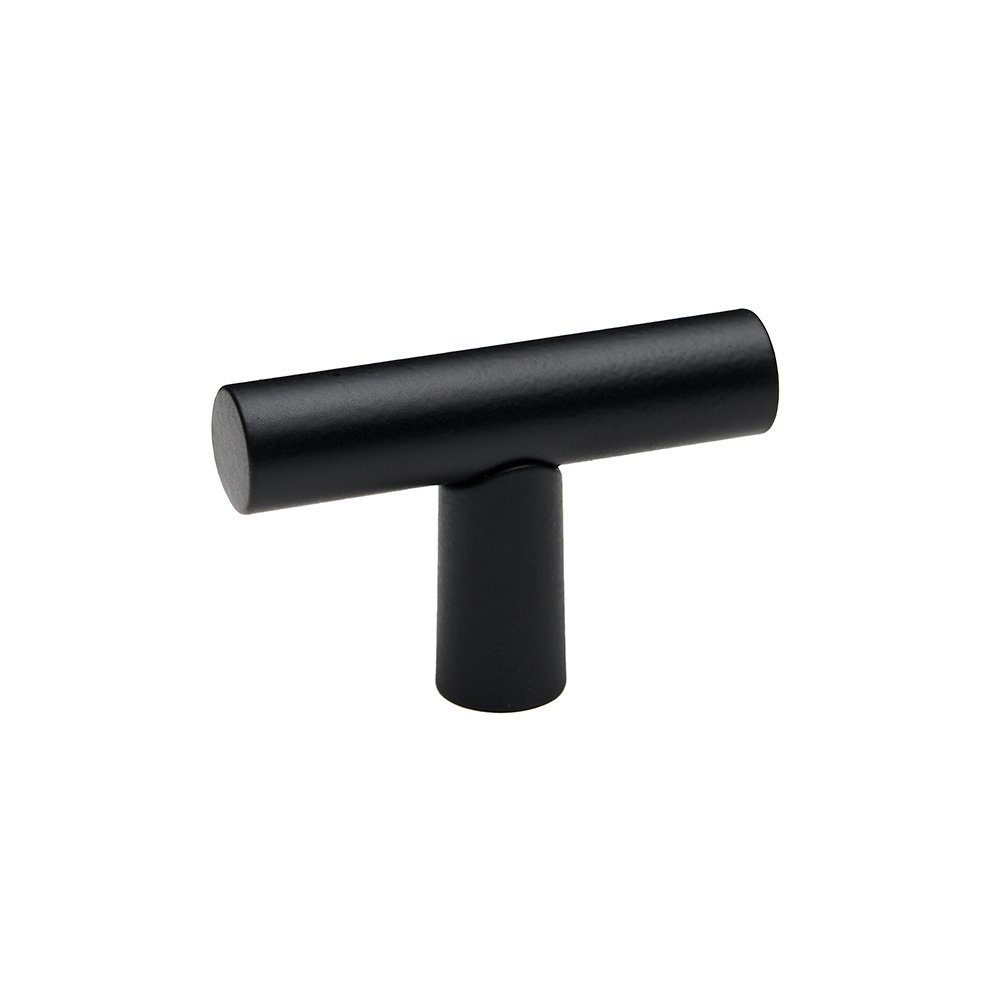 T Knob With Smooth Bar in Matte Black