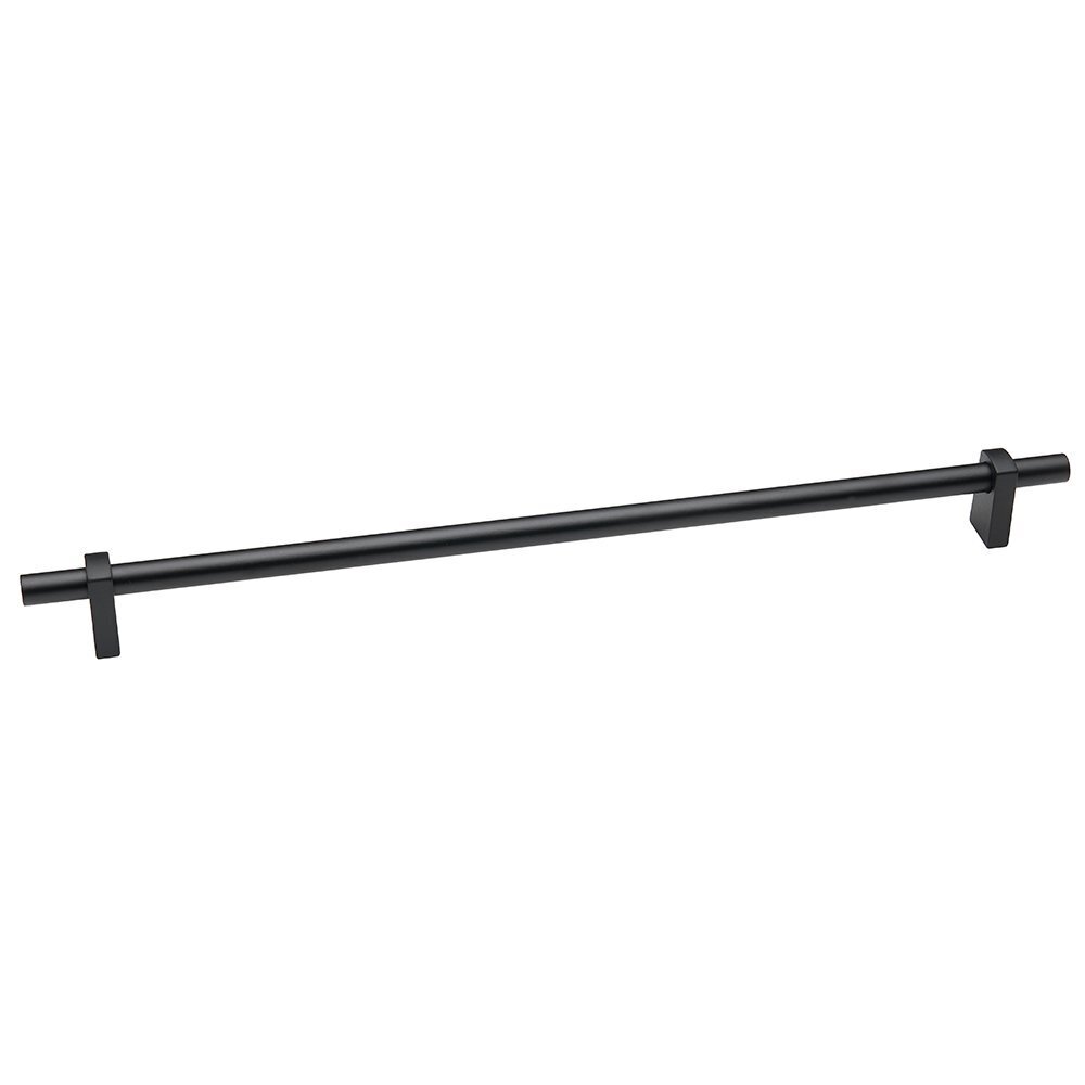 24" Centers Smooth Bar Appliance Pull in Matte Black