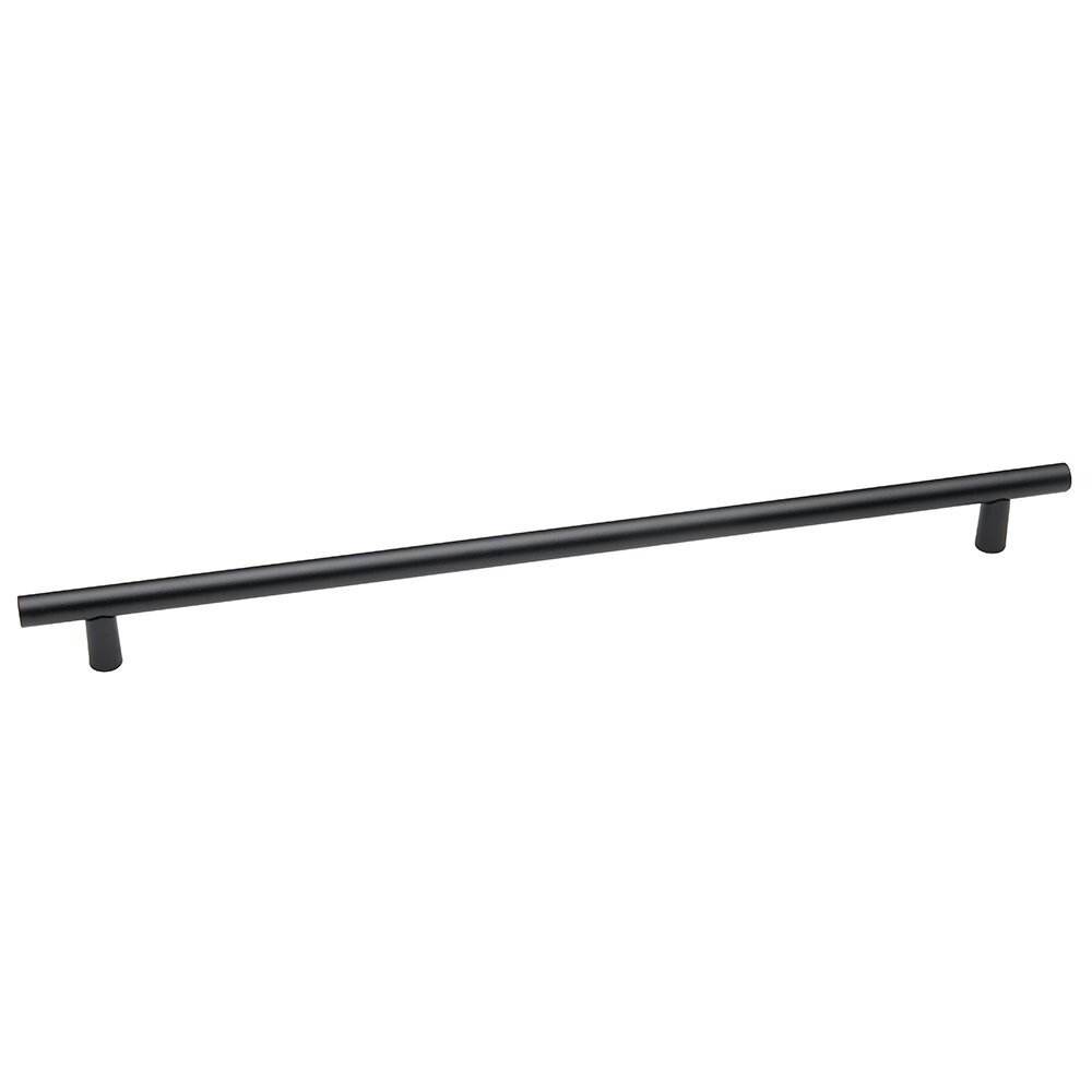 12" Centers Smooth Bar Appliance Pull in Matte Black