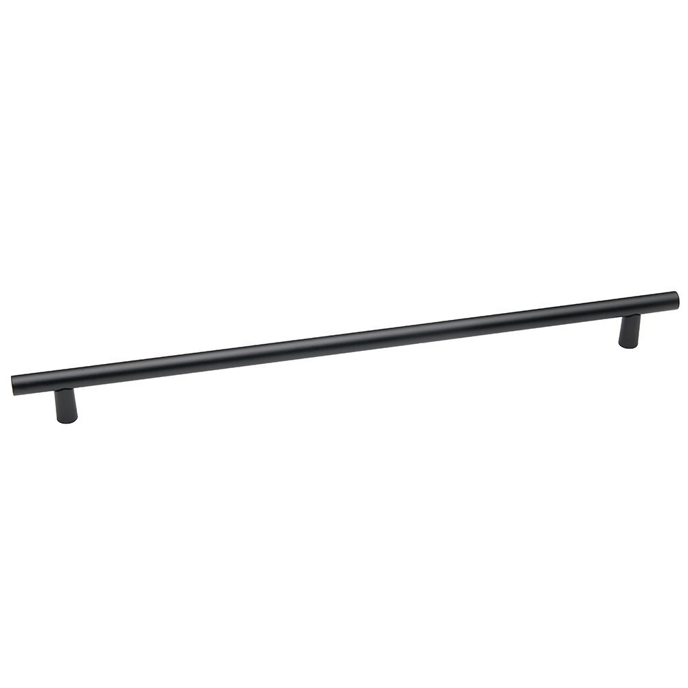 24" Centers Smooth Bar Appliance Pull in Matte Black