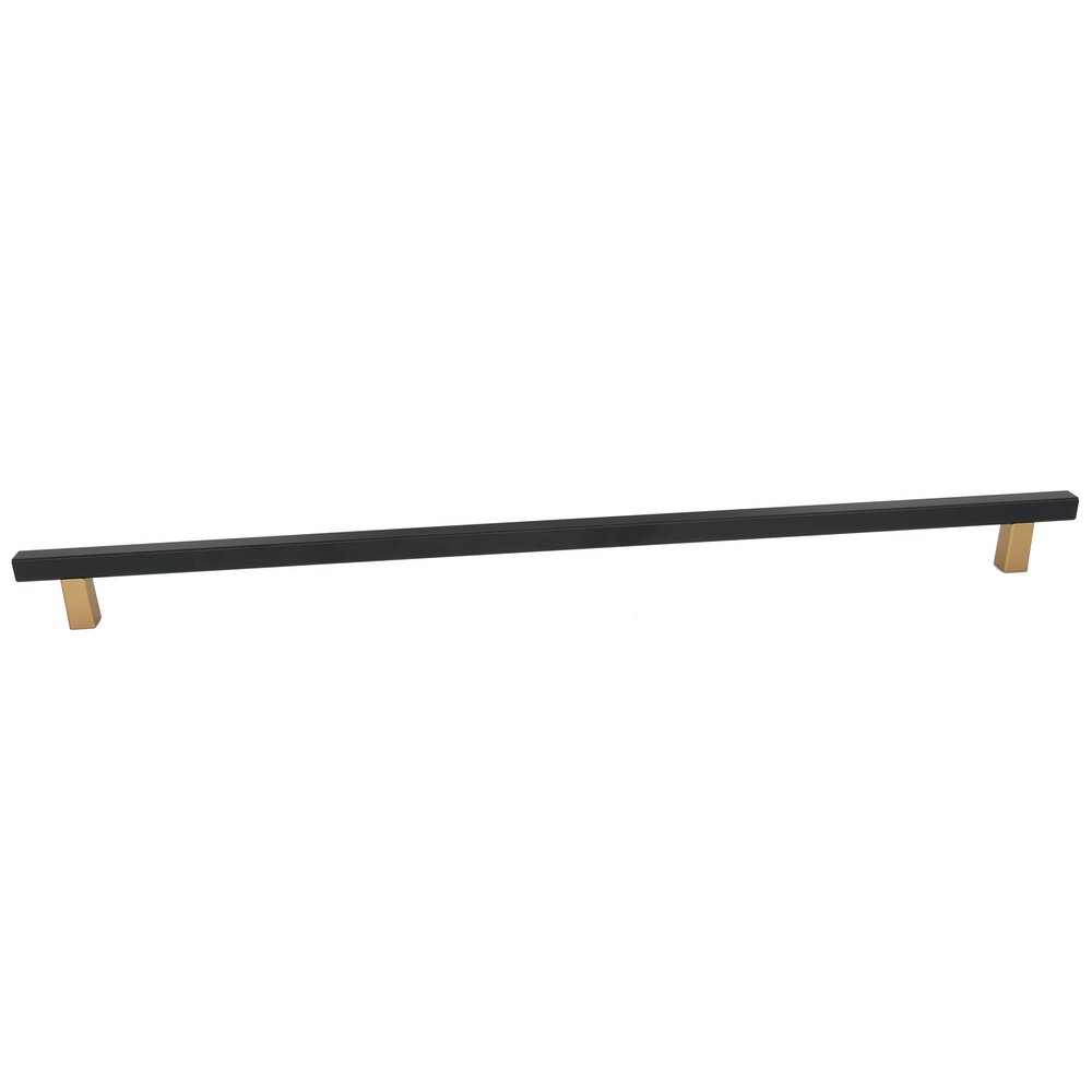 24" Centers Smooth Appliance Bar Pull In Champagne/Matte Black