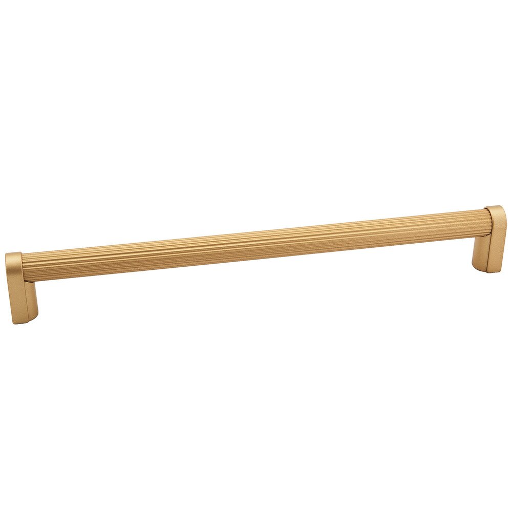 12" Centers Appliance Pull Ribbed Bar in Champagne 
