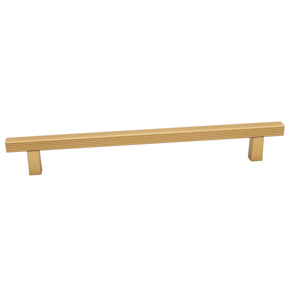12" Centers Grooved Bar Appliance Pull In Champagne