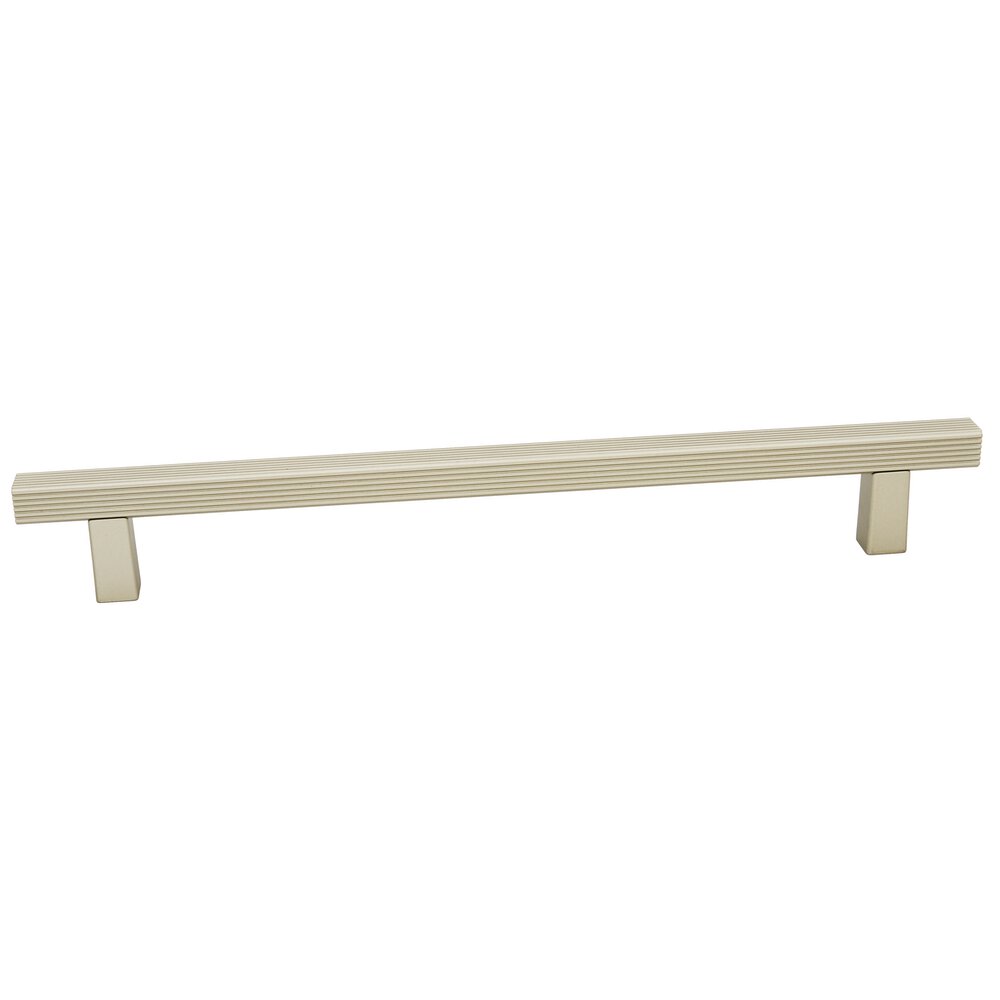 12" Centers Grooved Bar Appliance Pull In Matte Nickel