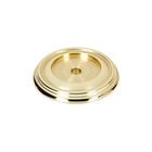 1 1/2" Knob Back Plate in Polished Brass