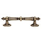 Solid Brass 4 5/8" Centers Pull in Antique English