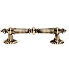 Solid Brass 4 5/8" Centers Pull in Polished Antique
