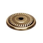 Solid Brass 1 1/4" Backplate for A812-14 in Polished Antique