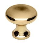Solid Brass 1" Knob in Polished Antique